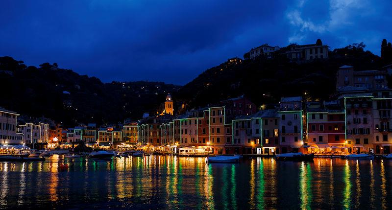 Portofino was 'lit up' especially for the Portofino Regate di Primavera photo copyright IMA / Studio Borlenghi taken at Yacht Club Italiano and featuring the Maxi class