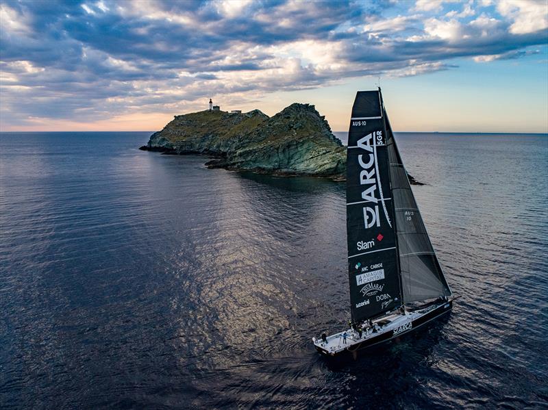 Furio Benussi's 100ft ACRA SGR ghosts around the Giraglia rock in last year's 151 Miglia-Trofeo Cetilar.  - photo © Fabio Taccola/Studio Taccola