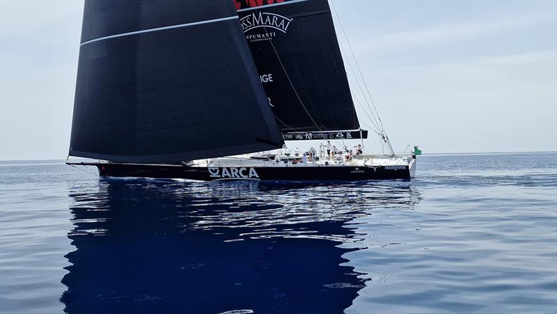 Defending line honours winner, Furio Benussi's 100ft ARCA SGR - Rolex Giraglia photo copyright James Boyd / IMA taken at Yacht Club Italiano and featuring the Maxi class