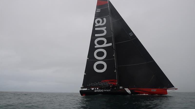 Andoo Comanche takes Line Honours in the 2022 Noakes Sydney Gold Coast photo copyright Noakes Sydney Gold Coast taken at Cruising Yacht Club of Australia and featuring the Maxi class