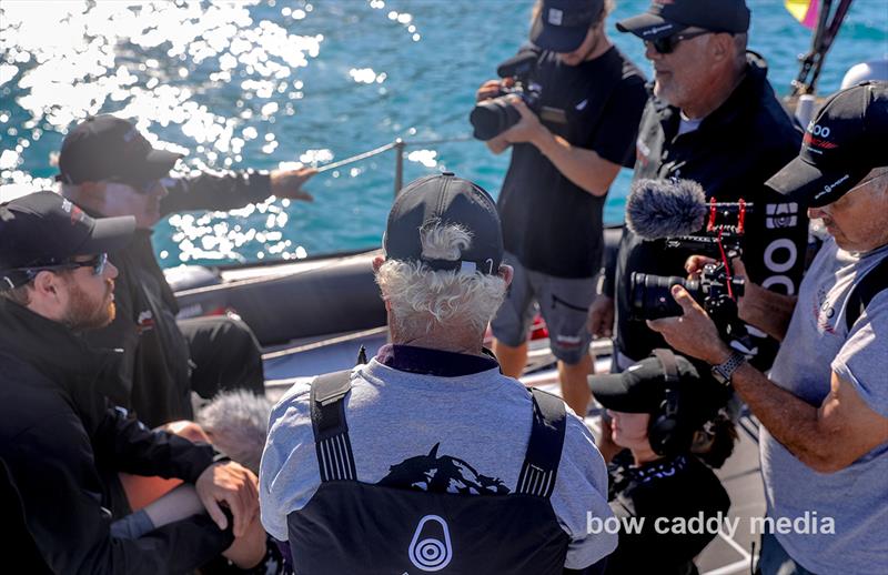 On board Andoo Comanche, Hamilton Island Race Week, August 2022 photo copyright Crosbie Lorimer taken at Hamilton Island Yacht Club and featuring the Maxi class