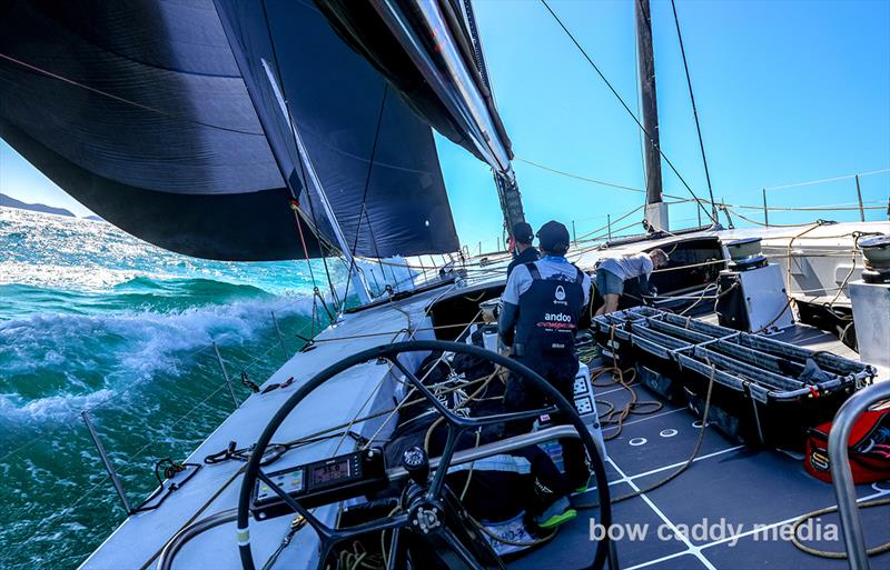 On board Andoo Comanche, Hamilton Island Race Week, August 2022 - photo © Crosbie Lorimer/Bow Caddy Media