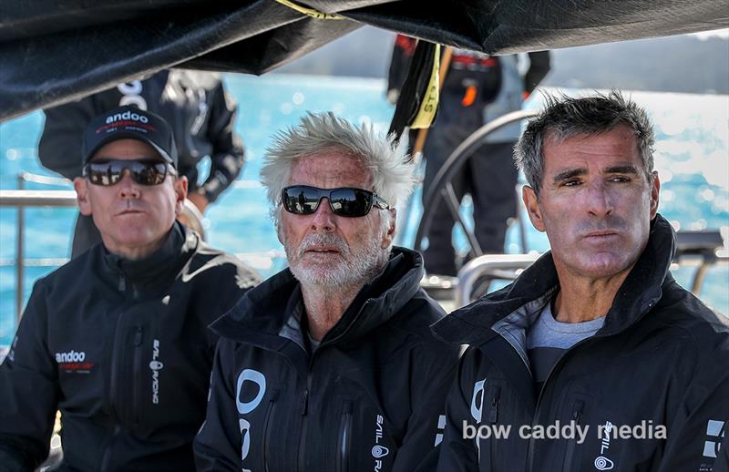 On board Andoo Comanche, Hamilton Island Race Week, August 2022 photo copyright Crosbie Lorimer/Bow Caddy Media taken at Hamilton Island Yacht Club and featuring the Maxi class