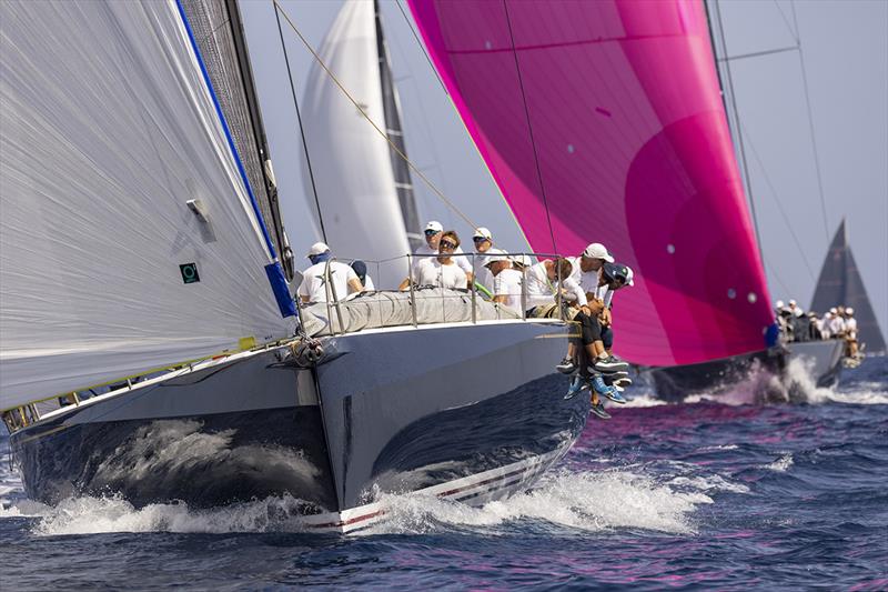 Hap Fauth's 74ft Bella Mente today scored her first bullet of this year's Maxi Yacht Rolex Cup - photo © IMA / Studio Borlenghi