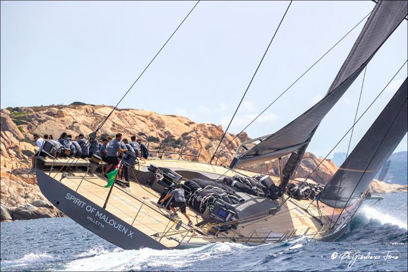 The largest boat in the race to date is the French Maxi - Wally 107 Spirit of Malouen X - photo © Rolex / Carlo Borlenghi