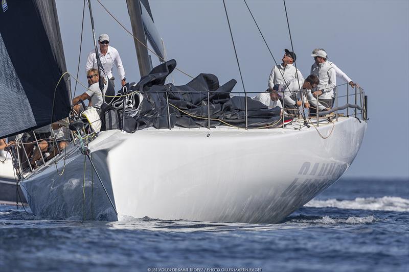 Dario Ferrari's former Maxi 72 Cannonball was extended to 75ft for this season - Les Voiles de Saint-Tropez photo copyright Gilles Martin-Raget taken at Société Nautique de Saint-Tropez and featuring the Maxi class