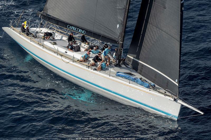 Capricorno at Les Voiles de Saint-Tropez photo copyright Gilles Martin-Raget / www.martin-raget.com taken at Société Nautique de Saint-Tropez and featuring the Maxi class