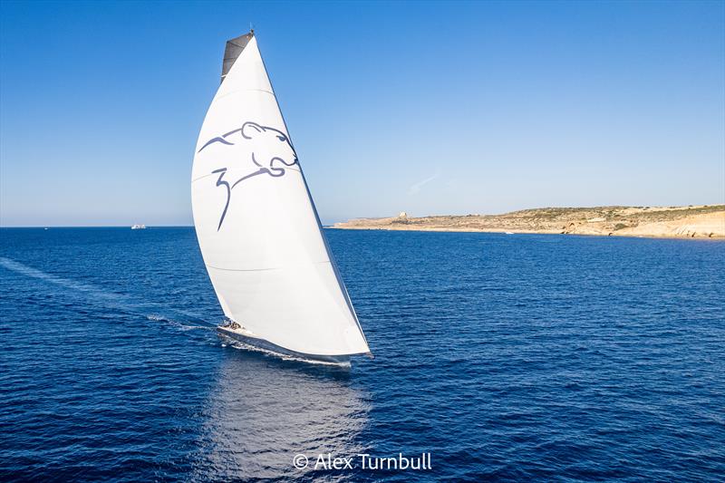 Monohull Line Honours to Leopard 3 in the Rolex Middle Sea Race - photo © Alex Turnbull