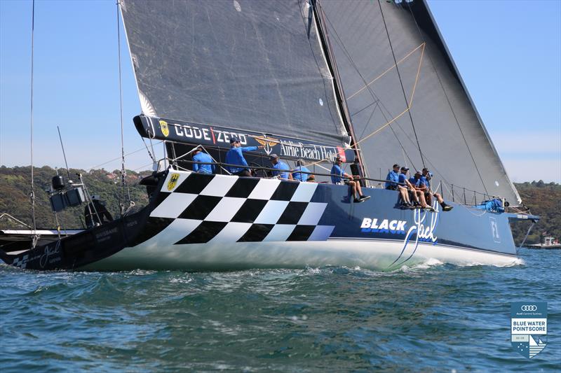 Black Jack at the start of the 2022 Bird Island Race photo copyright CYCA taken at Cruising Yacht Club of Australia and featuring the Maxi class