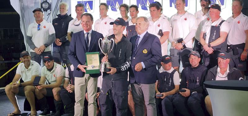 andoo Comanche win the 2022 Sydney to Hobart race photo copyright Clayton Reading taken at Cruising Yacht Club of Australia and featuring the Maxi class