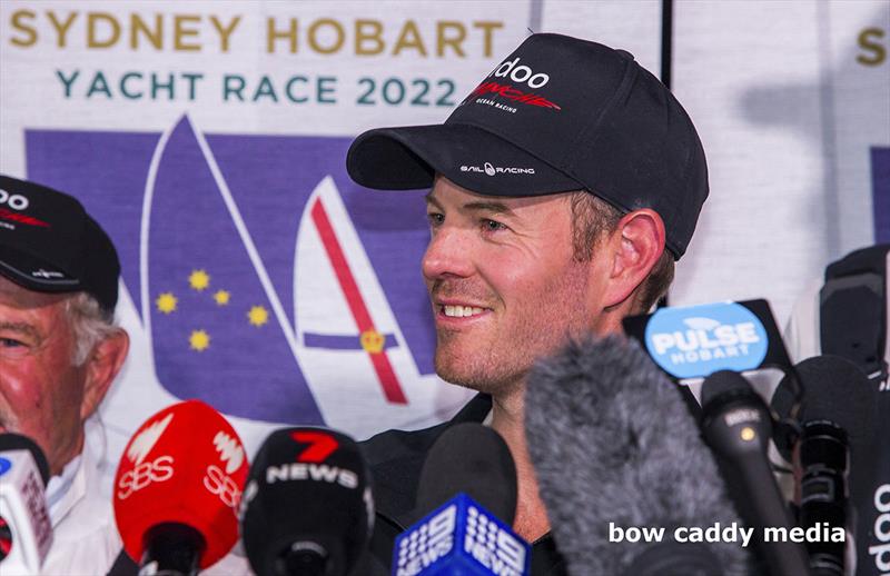 John Winning Jnr at the dockside all-in photo copyright Bow Caddy Media taken at Cruising Yacht Club of Australia and featuring the Maxi class