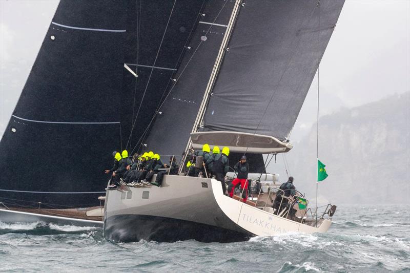 Pascale Decaux's Wally 80 Tilakkhana won the Maxi 3 class today photo copyright Gianfranco Forza taken at  and featuring the Maxi class
