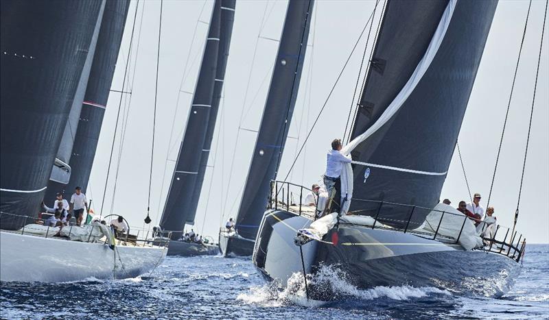 Readying the kite on Pier Luigi Loro Piana's My Song - 2023 Rolex Giraglia photo copyright Rolex / Studio Borlenghi taken at Yacht Club Italiano and featuring the Maxi class