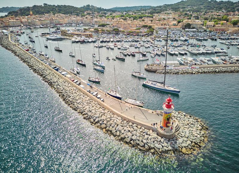 Saint-Tropez's harbour is one of the most picturesque on the Cote d'Azur - 2023 Rolex Giraglia photo copyright Rolex / Studio Borlenghi taken at Yacht Club Italiano and featuring the Maxi class