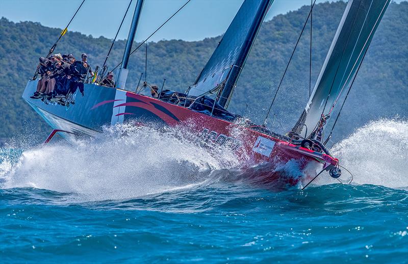 Only one boat in the world like her - andoo Comanche photo copyright Bow Caddy Media taken at Hamilton Island Yacht Club and featuring the Maxi class