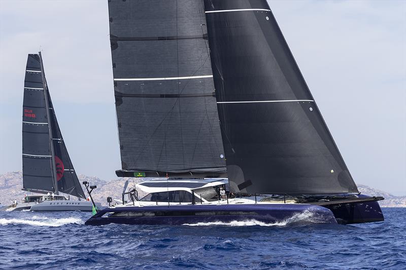 Convexity2 was first home but Allegra claimed corrected time honours - 2023 Maxi Yacht Rolex Cup - photo © IMA / Studio Borlenghi