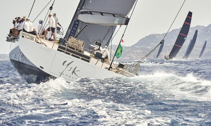 The Wally 101 Y3K leading the Supermaxi Class, Maxi Yacht Rolex Cup 2023 - photo © Rolex / Carlo Borlenghi