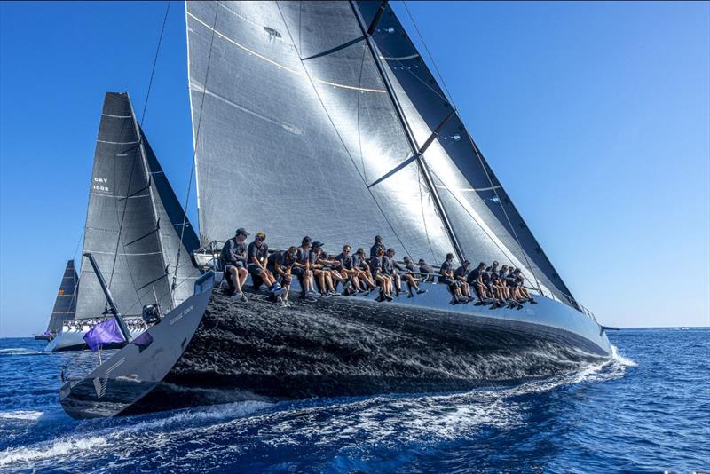 The mighty 100 footer V was fourth today under IRC corrected time in Maxi A - photo © Gianfranco Forza
