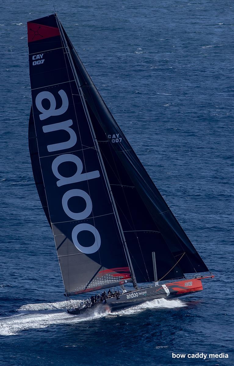 Giddy up - andoo Comanche style photo copyright Bow Caddy Media taken at Cruising Yacht Club of Australia and featuring the Maxi class