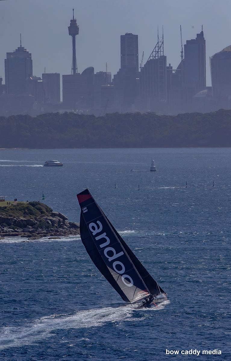 Big stick means big sails - andoo Comanche - photo © Bow Caddy Media