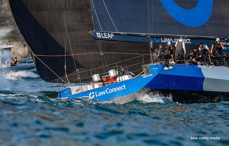 LawConnect about to furl her A sail - photo © Bow Caddy Media