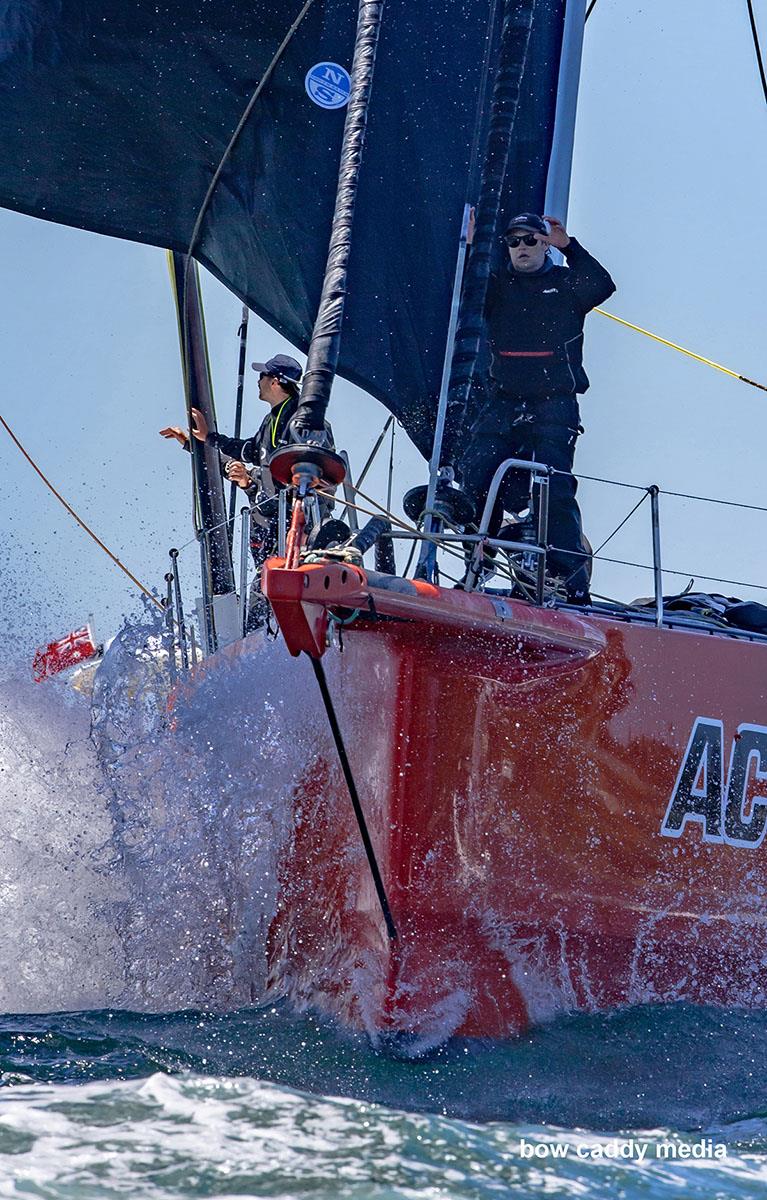 Going for the gybe on andoo Comanche - photo © Bow Caddy Media