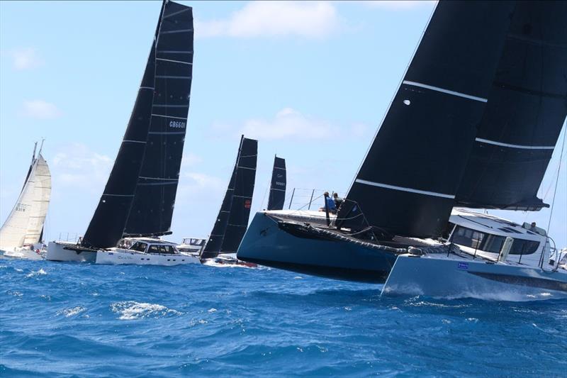 The HH66 Nemo and Gunboat 66 Coco de Mer catamarans at the 2023 BVI Spring Regatta - photo © Ingrid Abery / www.ingridabery.com