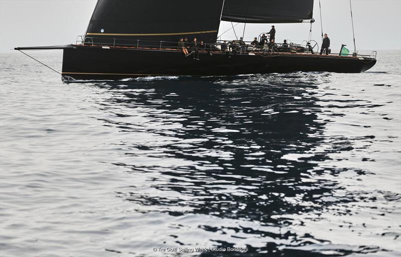 Ghosting along on board Karel Komárek's Wallycento V photo copyright Tre Golfi Sailing Week / Studio Borlenghi taken at Circolo del Remo e della Vela Italia and featuring the Maxi class