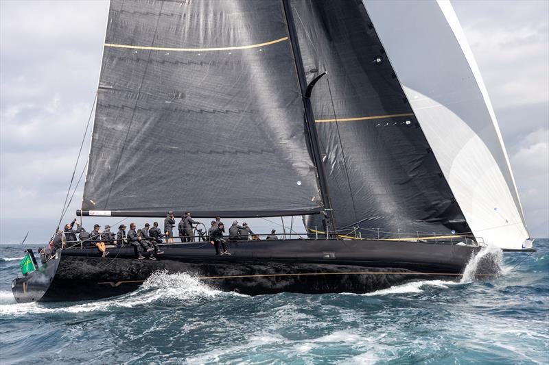 Karel Komárek's V suffered an expoding kite halyard in the opening race but recovered in the second on day 2 of the IMA Maxi Europeans photo copyright IMA / Studio Borlenghi  taken at Circolo del Remo e della Vela Italia and featuring the Maxi class
