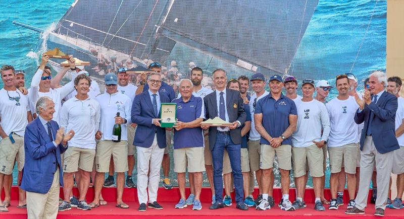 Hap Fauth and the crew of Bella Mente, IMA European Champions in 2024 - photo © IMA / Studio Borlenghi 