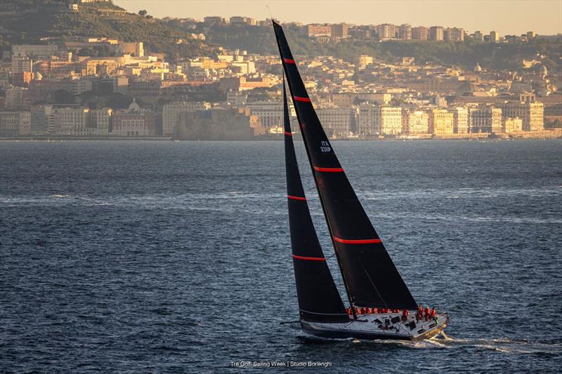 Pier Luigi Loro Piana's 80ft My Song relished the conditions to finish ninth overall in the Maxi fleet - photo © Tre Golfi Sailing Week / Studio Borlenghi