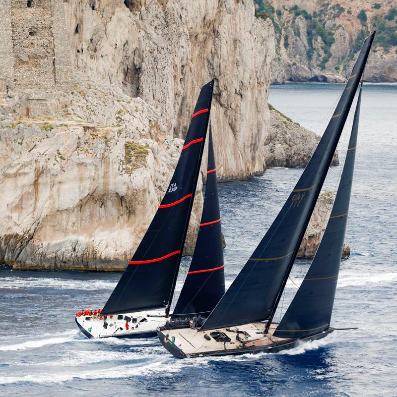 Tre Golfi Sailing Week IMA Maxi European Championship Inshore Series Day 2 - photo © Tre Golfi Sailing Week / Studio Borlenghi