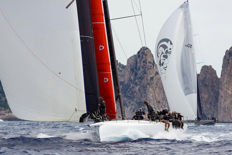 Tre Golfi Sailing Week IMA Maxi European Championship Inshore Series Day 2 - photo © Tre Golfi Sailing Week / Studio Borlenghi