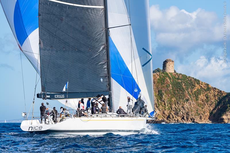Nice, the 78ft ILC maxi entered by Marco Malgara has proved highly competitive in light winds - photo © Studio Taccola
