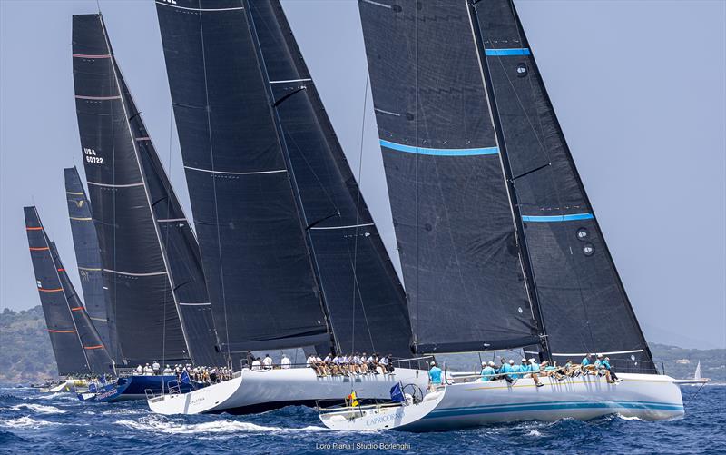 Alessandro Del Bono's Capricorno got off to the best start and chose the favoured right side of the first beat - Loro Piana Giraglia - photo © Loro Piana / Studio Borlenghi