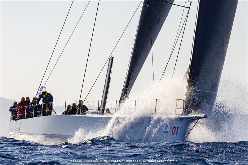 George Procopiou's VO70 line honours winner Aiolos - photo © Nikos Alevromytis / Alen Photography