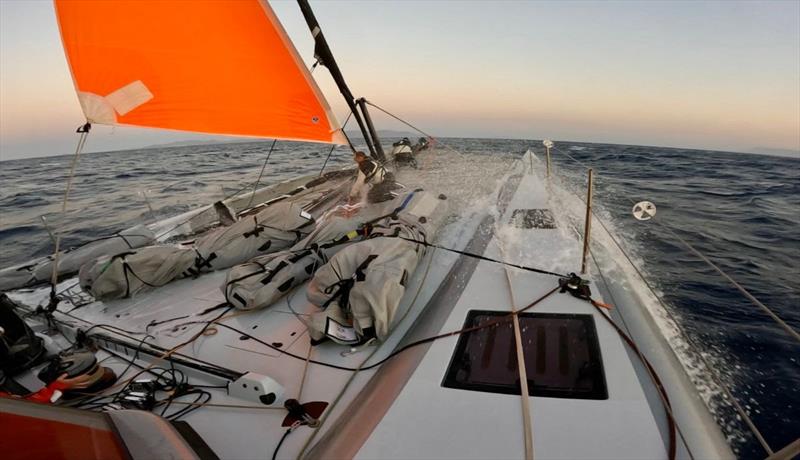 Breeze up on board Allegra, which completed the race with full aircon and a showered crew - photo © Helena Darvelid / Allegra