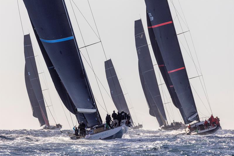 Alessandro Del Bono's Capricorno chases the longer Maxi 1 yachts last year - photo © IMA / Studio Borlenghi 