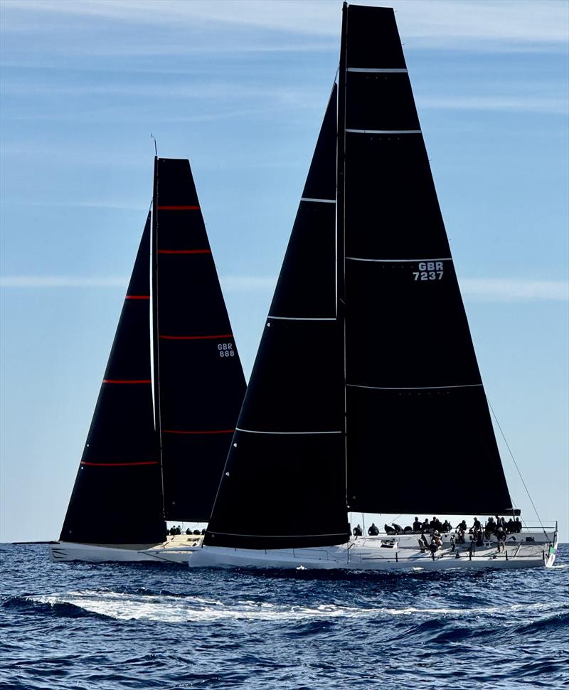 Django 7X to weather of Peter Harrison's Jolt - Les Voiles de Saint-Tropez Day 2 - photo © Gilles Martin-Raget / www.martin-raget.com 
