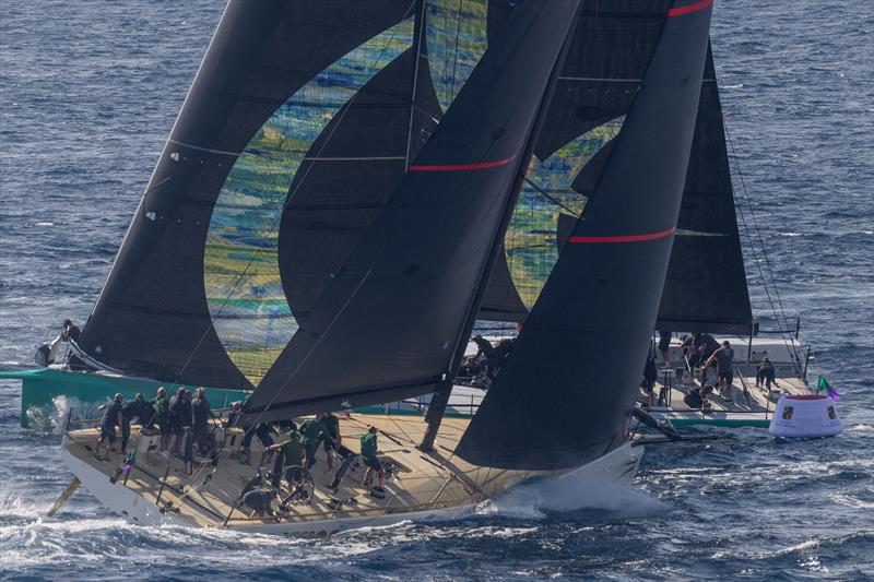 Django 7X chases Vesper in the Maxi Grand Prix class - photo © Gilles Martin-Raget / www.martin-raget.com