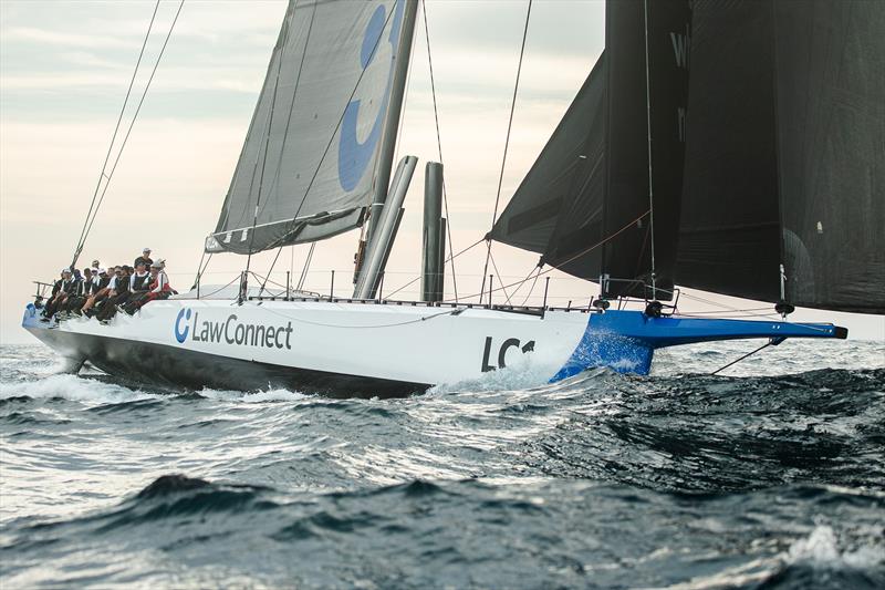 LawConnect during the Cabbage Tree Island Race photo copyright CYCA / Ashley Dart taken at Cruising Yacht Club of Australia and featuring the Maxi class