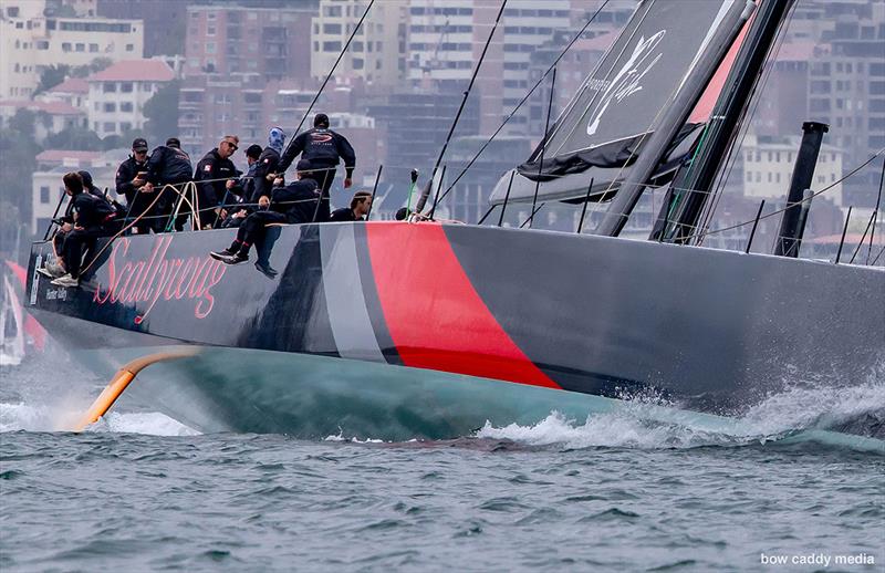 SHK Scallywag led the fleet down the Harbour - photo © Bow Caddy Media