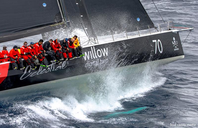 Celestial V70 powered up - photo © Bow Caddy Media