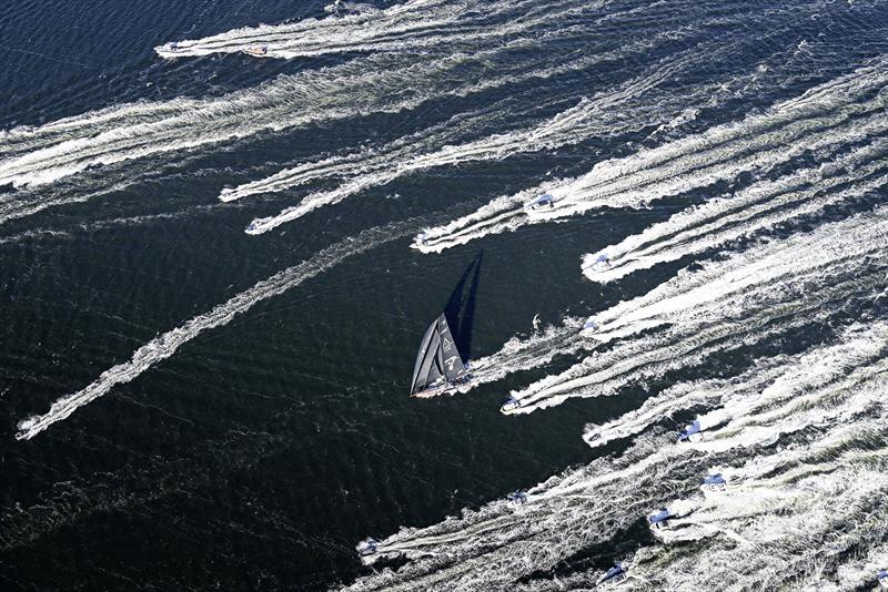 Everyone welcomed Master Lock Comanche home - good thing she made it in daylight - photo © Rolex / Kurt Arrigo