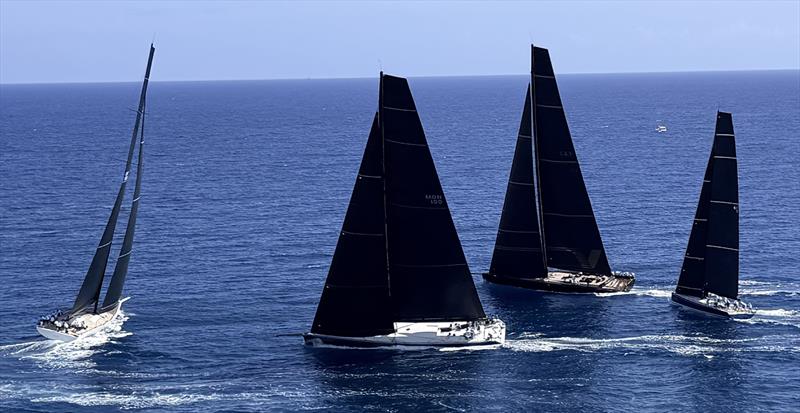 Galateia (left) got off to the best start in race two - RORC Nelson's Cup - photo © IMA 