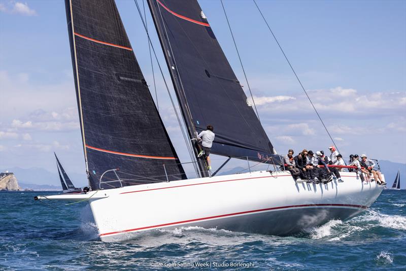 Guido Paolo Gamucci's canting keel Mylius 60 Cippa Lippa X won Maxi 3 in the offshore race - photo © Tre Golfi Sailing Week / Studio Borlenghi