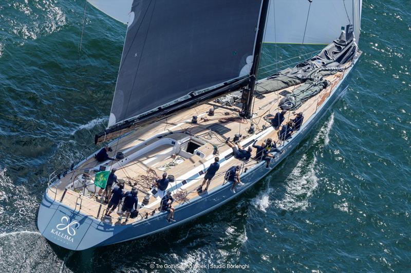 Defending champion, Paul Berger's Swan 80 Kallima finished second in Maxi 3 - photo © Tre Golfi Sailing Week / Studio Borlenghi