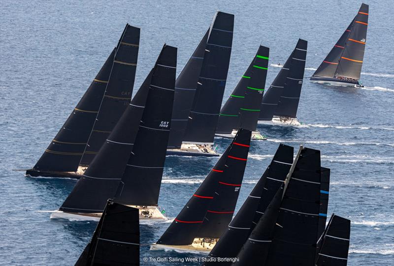 IMA Maxi European Championship 2026 - Inshore Racing final day photo copyright Tre Golfi Sailing Week / Studio Borlenghi taken at Circolo del Remo e della Vela Italia and featuring the Maxi class