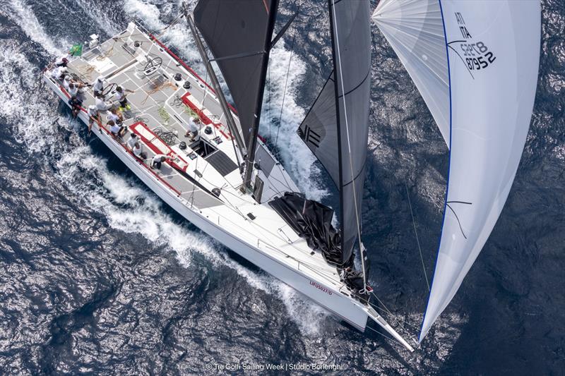 IMA Maxi European Championship 2026 - Inshore Racing final day photo copyright Tre Golfi Sailing Week / Studio Borlenghi taken at Circolo del Remo e della Vela Italia and featuring the Maxi class
