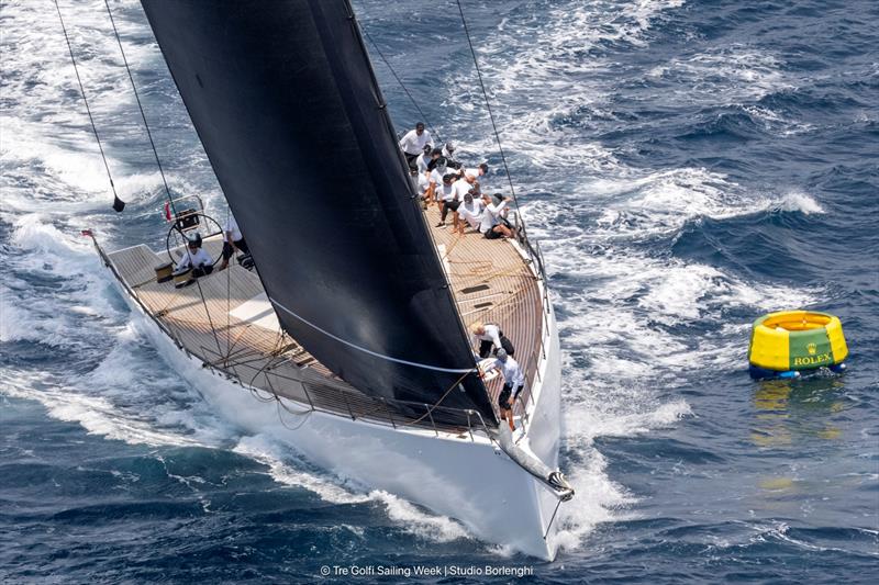 IMA Maxi European Championship 2026 - Inshore Racing final day photo copyright Tre Golfi Sailing Week / Studio Borlenghi taken at Circolo del Remo e della Vela Italia and featuring the Maxi class